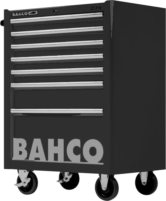 Szerszámkocsi 7 fiókos könnyített fekete Bahco: 1475K7BLACK