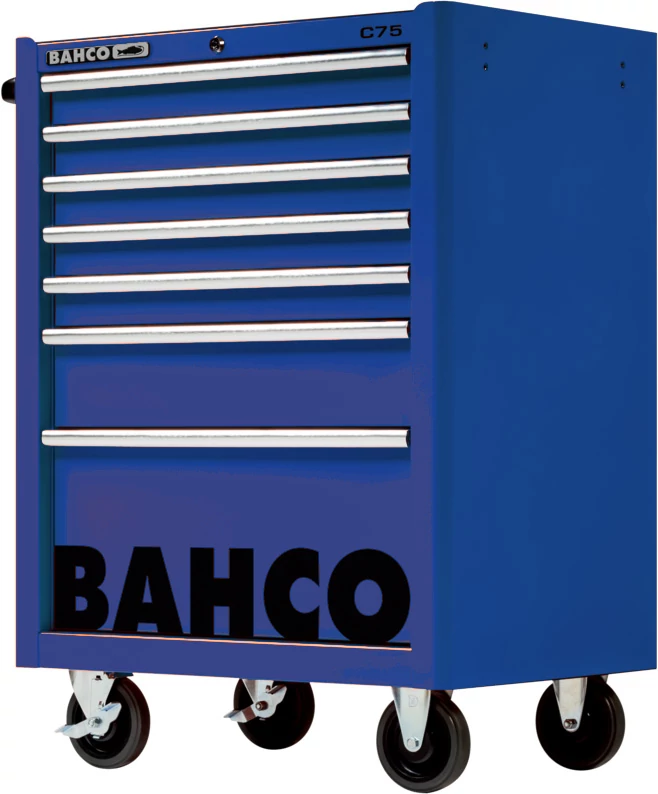 Szerszámkocsi 7 fiókos könnyített kék Bahco: 1475K7BLUE