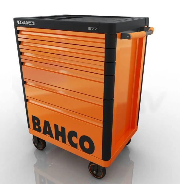 Szerszámkocsi 6 fiókos extra erős narancs Bahco: 1477K6