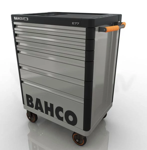Szerszámkocsi 6 fiókos extra erős szürke Bahco: 1477K6GREY