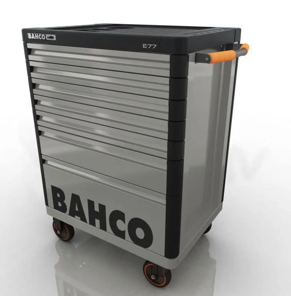 Szerszámkocsi 7 fiókos extra erős szürke Bahco: 1477K7GREY