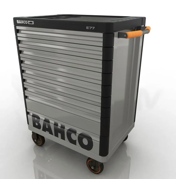 Szerszámkocsi 8 fiókos extra erős szürke Bahco: 1477K8GREY