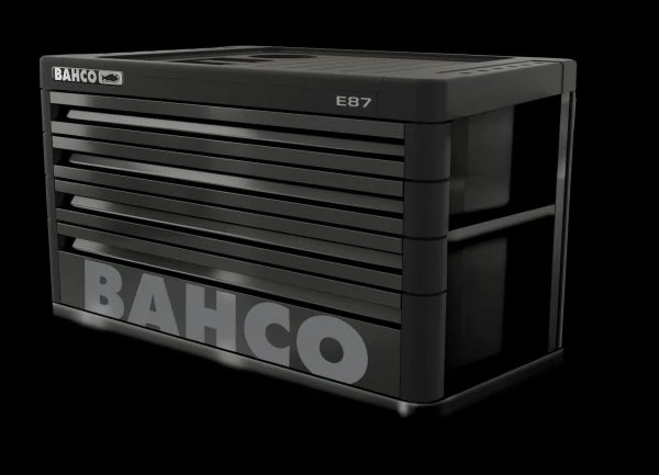 Felső szerkrény 4 fiókos extra erős fekete Bahco: 1487K4BLACK