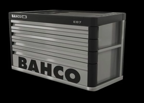 Felső szerkrény 4 fiókos extra erős szürke Bahco: 1487K4GREY