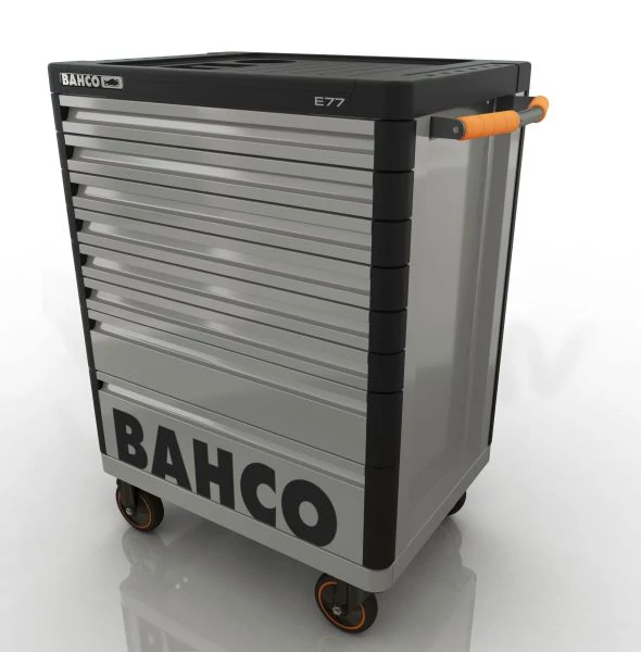 Szerszámkocsi 9 fiókos extra erős szürke Bahco: 1477K9GREY