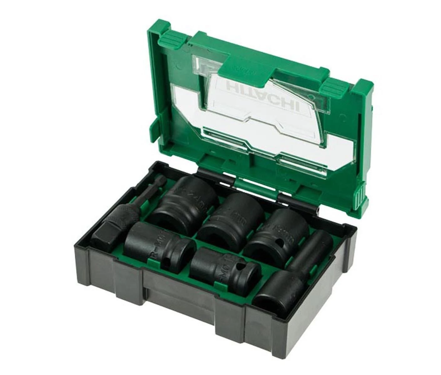 Gépi dugókulcs készlet 7-részes 13,17,19,21,24 + adapter HIKOKI 40030025