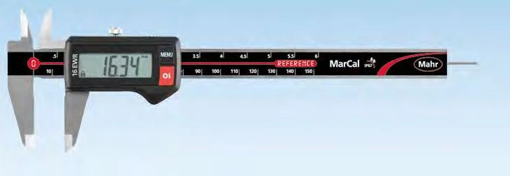 16 EWR IP67 Digitális tolómérő nagy kijelzővel, mélységmérő nélkül 300mm/12