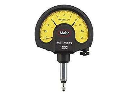 1002 Precíziós mérőóra MILLIMESS, 0.5 UM GRAD STANDARD,+/-25 UM RANGE Mahr:4335000