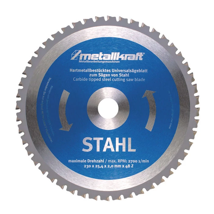 Kfl. Körfűrész acélhoz 230/25,4 z48 EVO230-hoz Metallkraft: 3850231