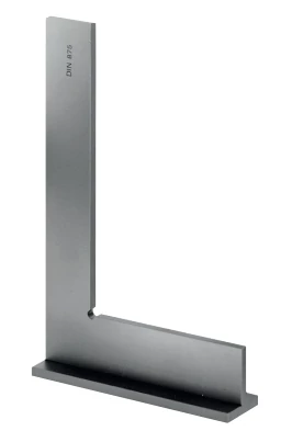 Talpas acél derékszög, DIN 875-1, 75x50mm , szárkeresztmetszet 15x5mm Asimeto: 300-30