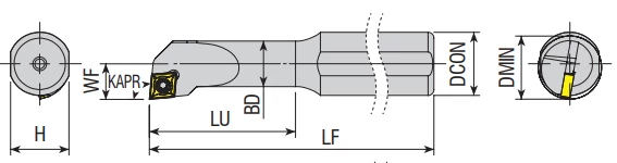 S12K SCLCR 09 esztergakés