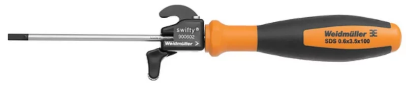 Csavarhúzó (SDS 0.6x3.5x100mm) vágóadapterrel, swifty®set Weidmüller 9006060000