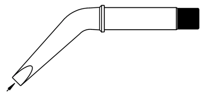 CT6DX8 pákahegy 5,0mm Weller T0054231899N